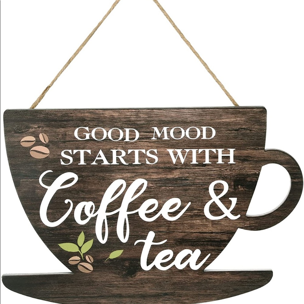 Wooden Coffee Sign